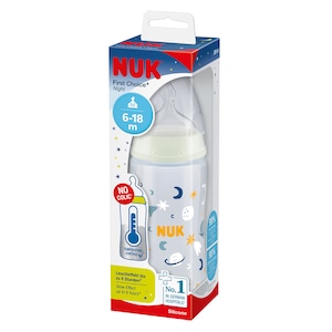 NUK First Choice+ Bottle with Temp Control 6-18 Months 300ml