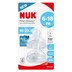NUK First Choice+ Flow Control Silicone Teat 6-18 months 2 Pack
