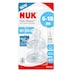 NUK First Choice+ Flow Control Silicone Teat 6-18 months 2 Pack