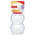 NUK Star Silicone Baby Dummy 0-2 Months 2 pack