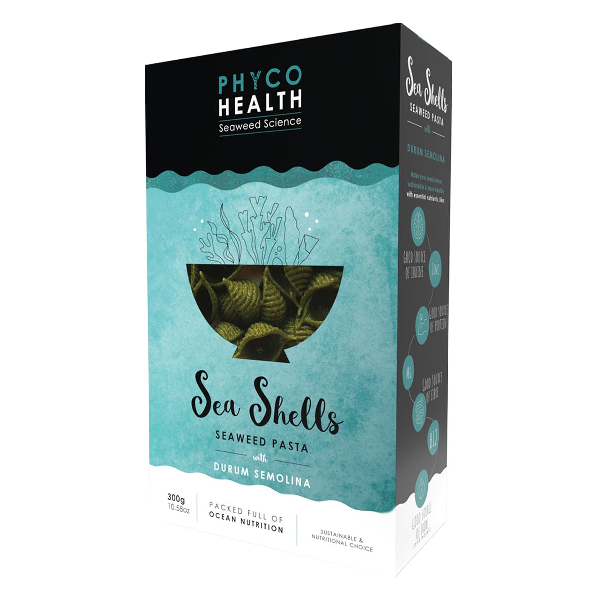 PhycoHealth SeaShells Seaweed Pasta 375g