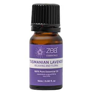 Zea Essentials Pure Tasmanian Lavender Essential Oil 10ml