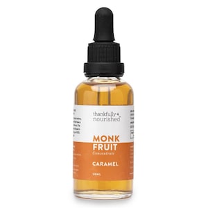 Thankfully Nourished Monk Fruit Concentrate Caramel 50ml
