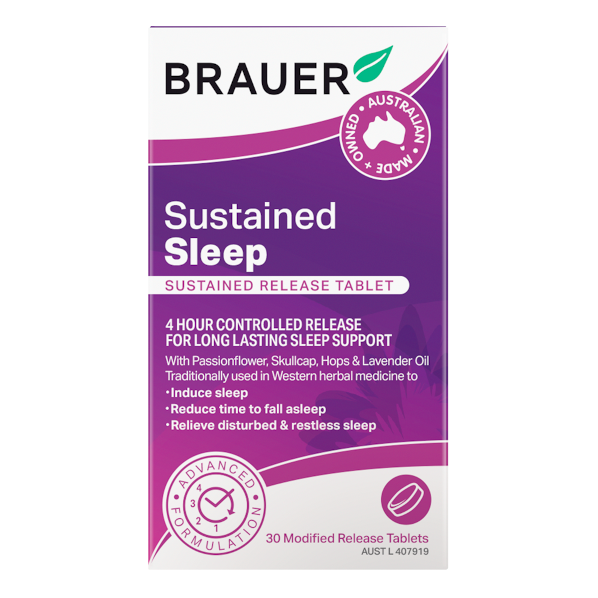 Brauer Sleep Sustained Release 30 tablets