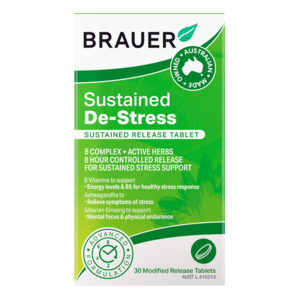 Brauer De-Stress Sustained Release 30 tablets