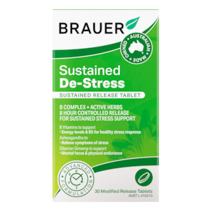 Brauer De-Stress Sustained Release 30 tablets