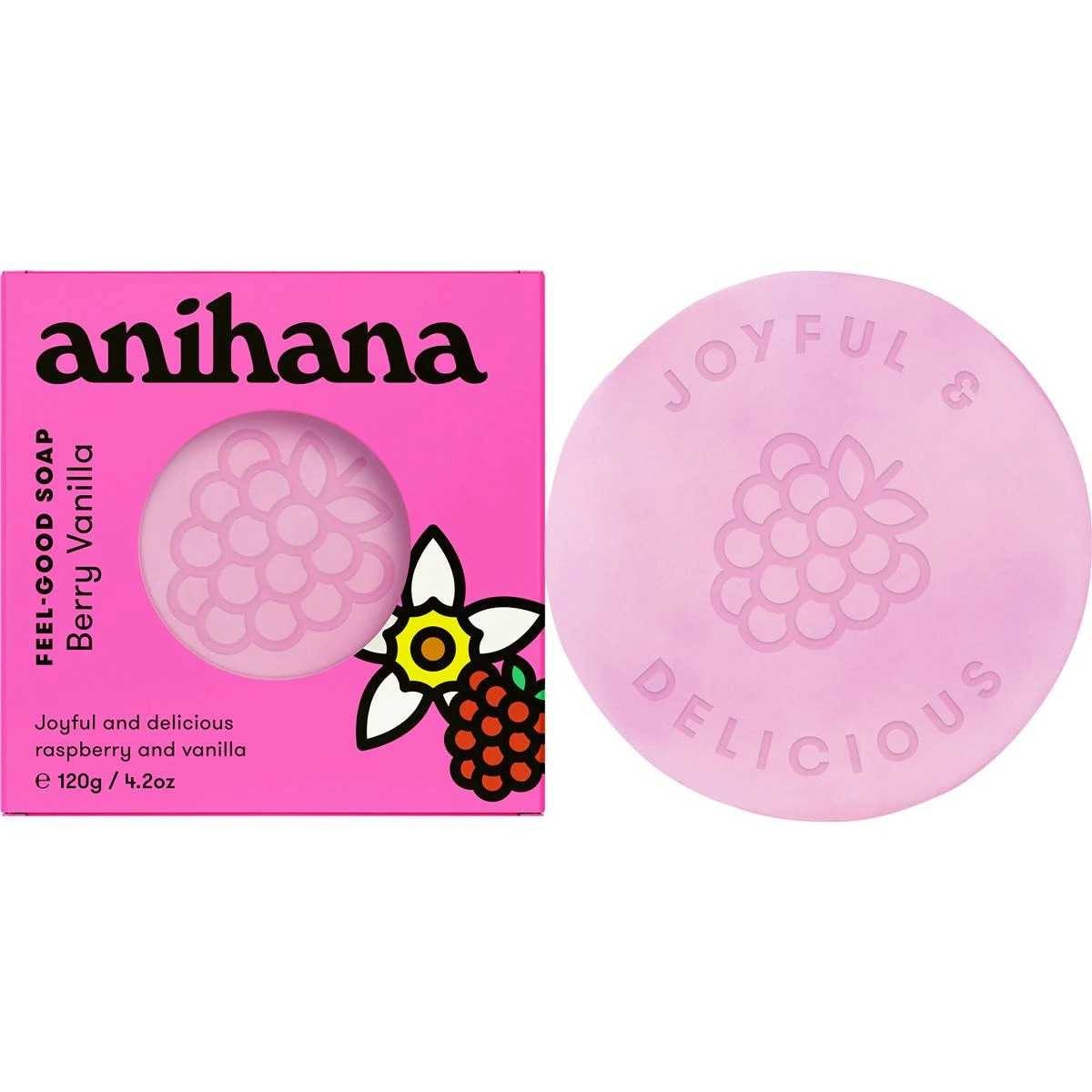Anihana Feel Good Soap Berry Vanilla 120g