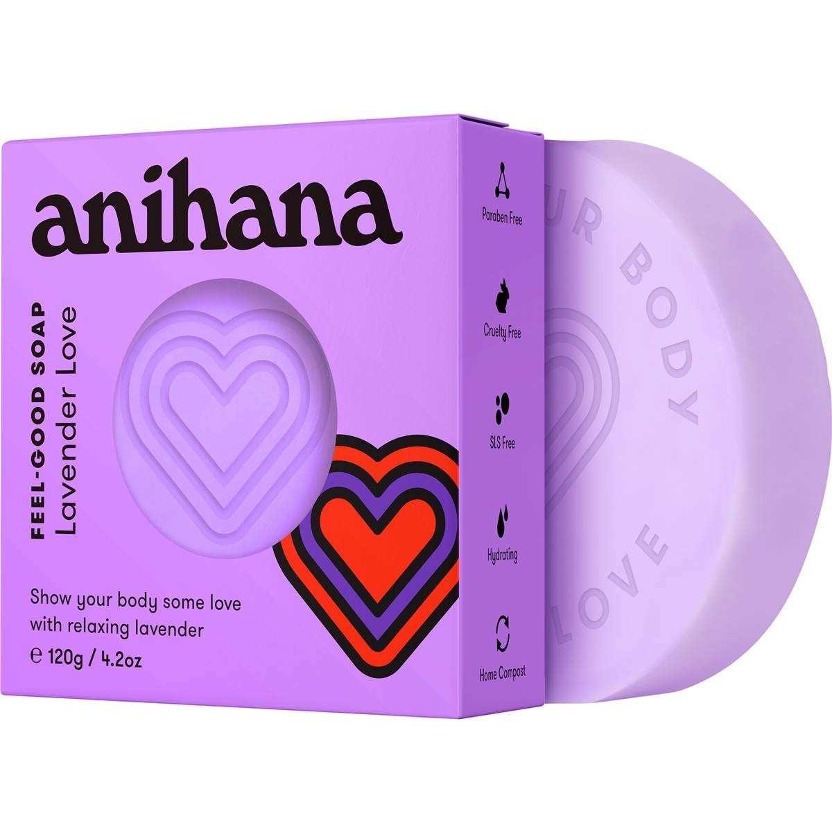 Anihana Feel Good Soap Lavender Love 120g