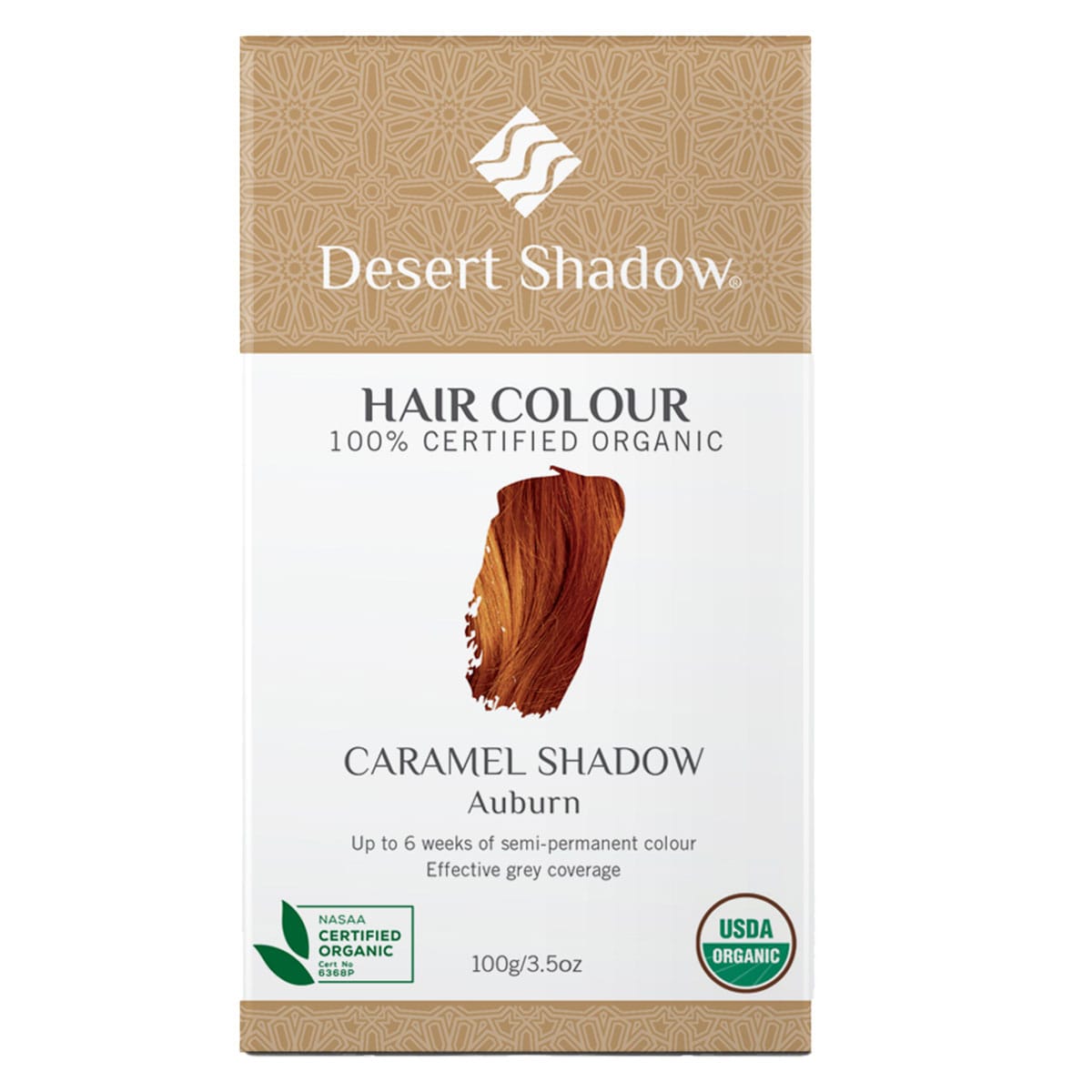 Desert Shadow Organic Hair Colour - Caramel Shadow 100g