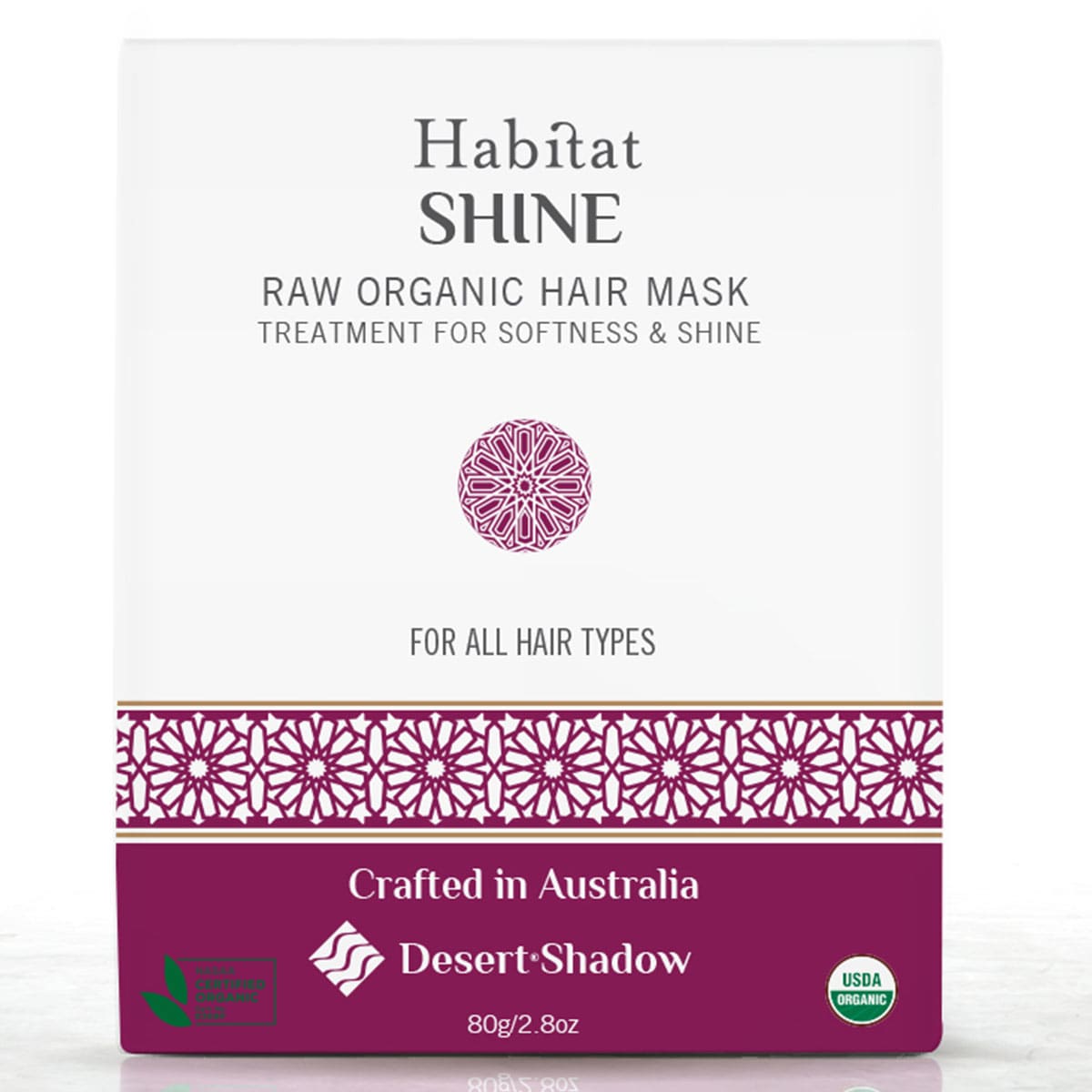 Desert Shadow Habitat Shine Raw Organic Hair Mask 80g