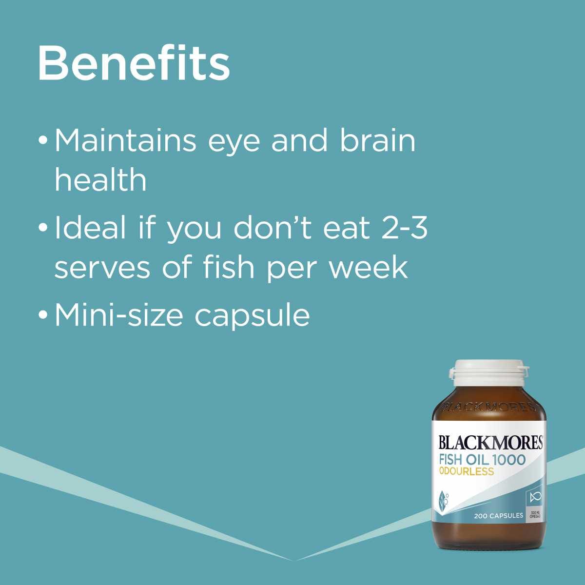 Blackmores fish oil 1000mg 200 outlet capsules