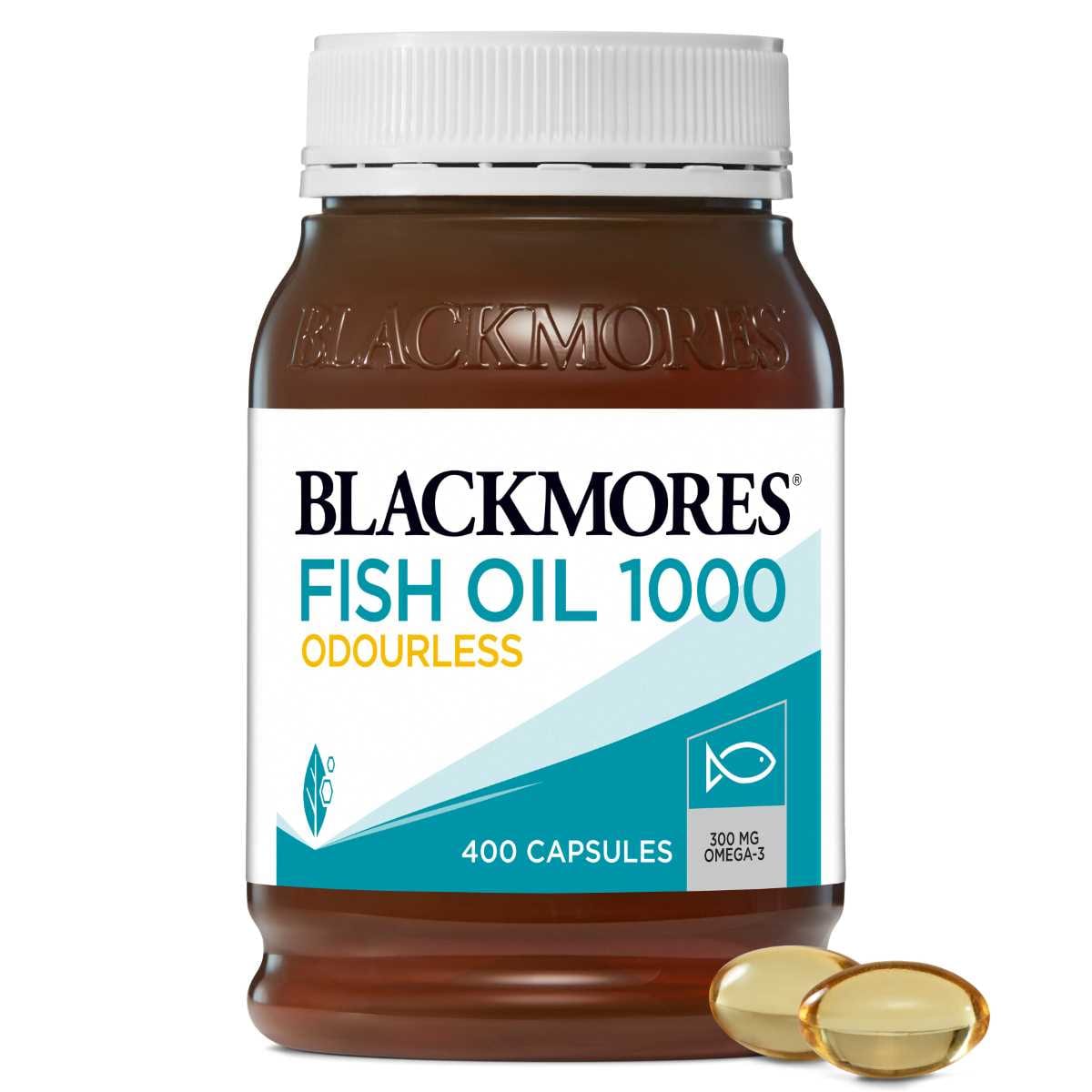 Blackmores Fish Oil Odourless 1000mg 400 Capsules