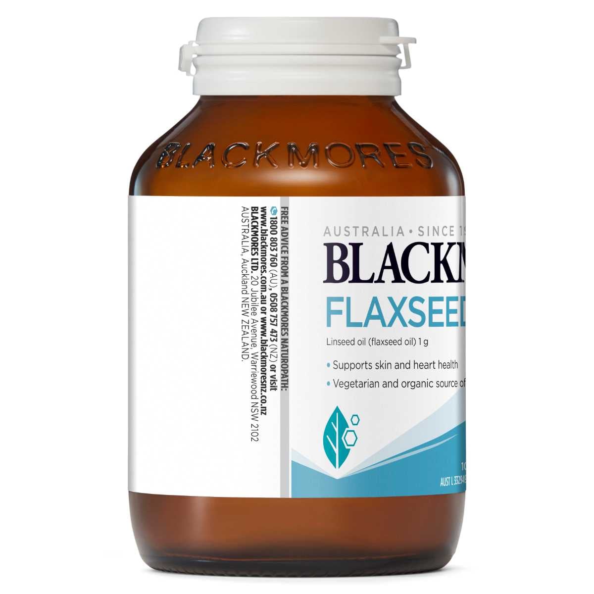 Blackmores Flaxseed Oil 100 Vege Capsules