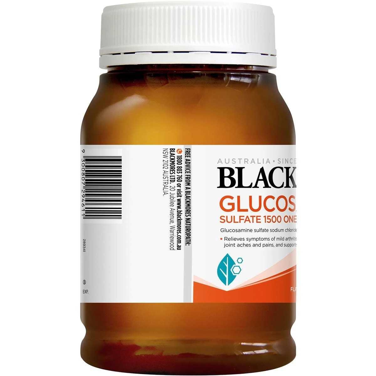 Blackmores Glucosamine Sulfate 1500mg One-a-day 180 Tablets