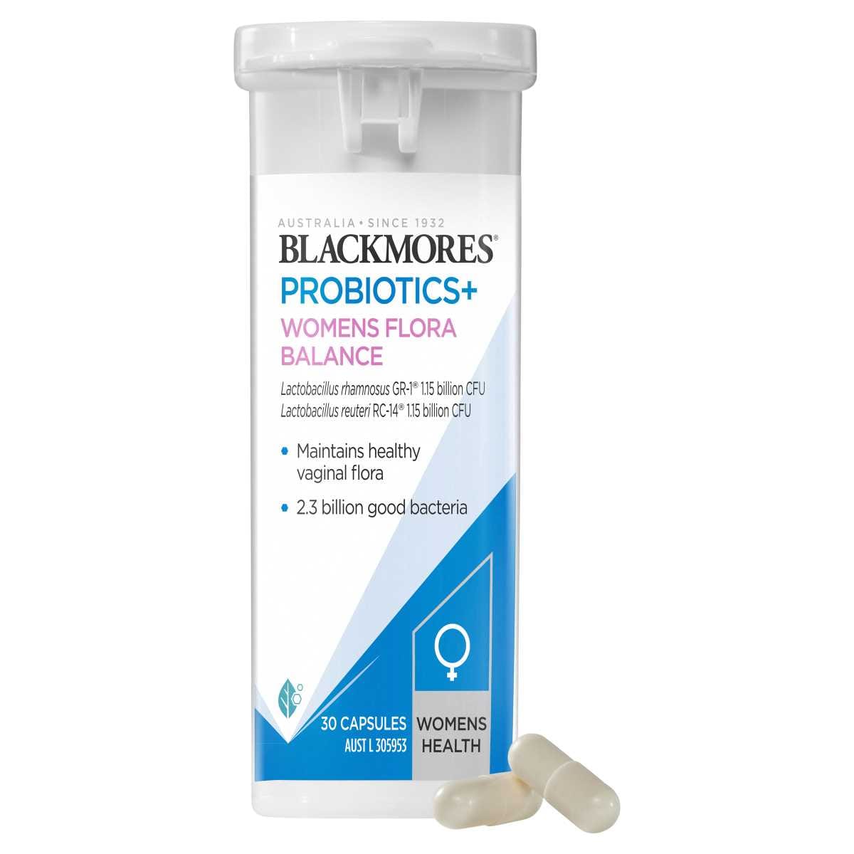Blackmores Probiotics + Womens Flora Balance 30 Capsules Australia