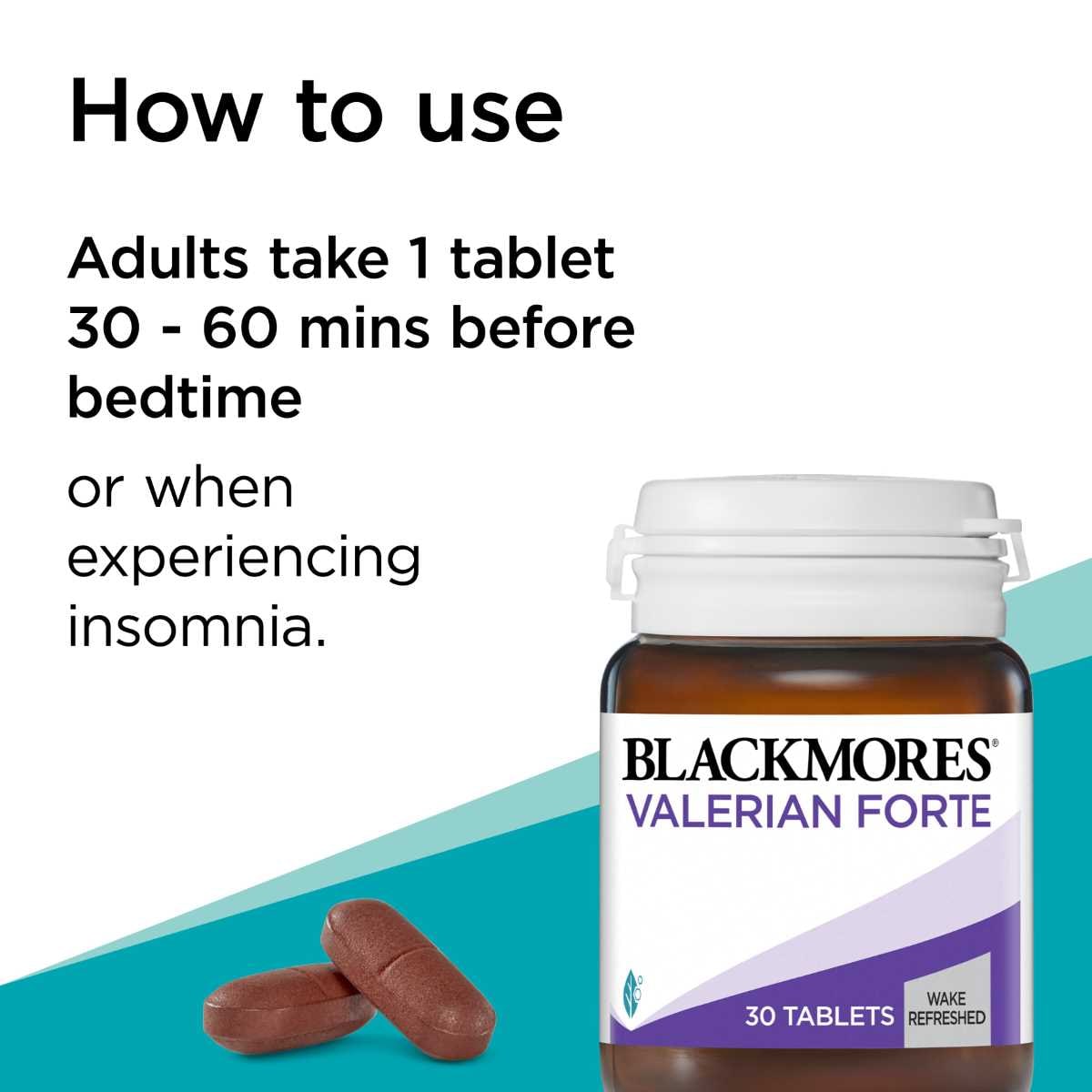 Blackmores Valerian Forte 2000mg 30 Tablets