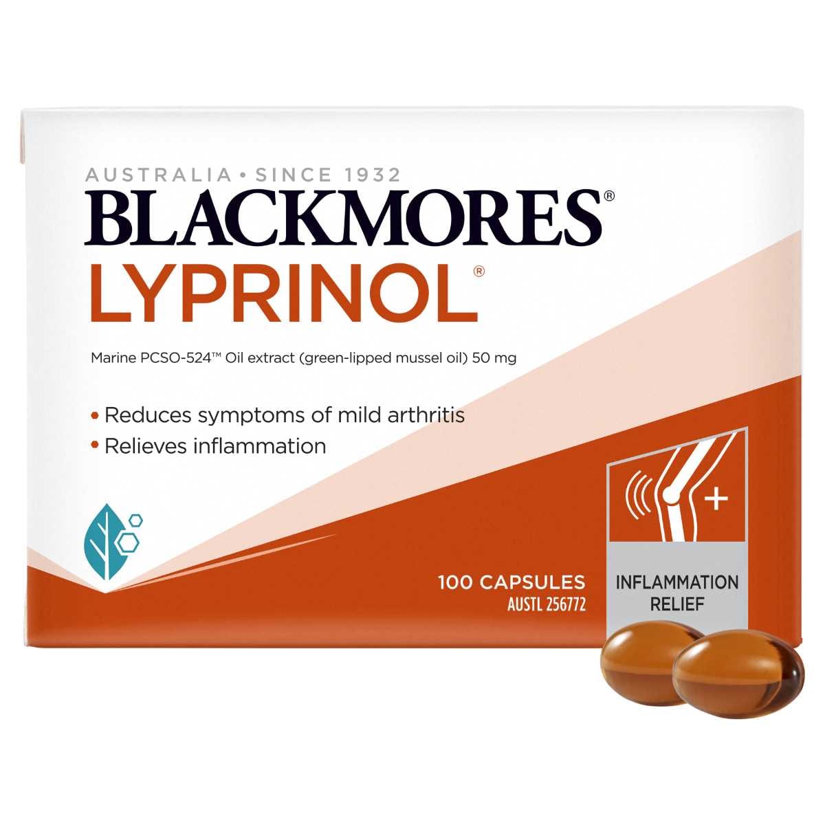 Blackmores Lyprinol 100 Capsules | Healthylife Australia