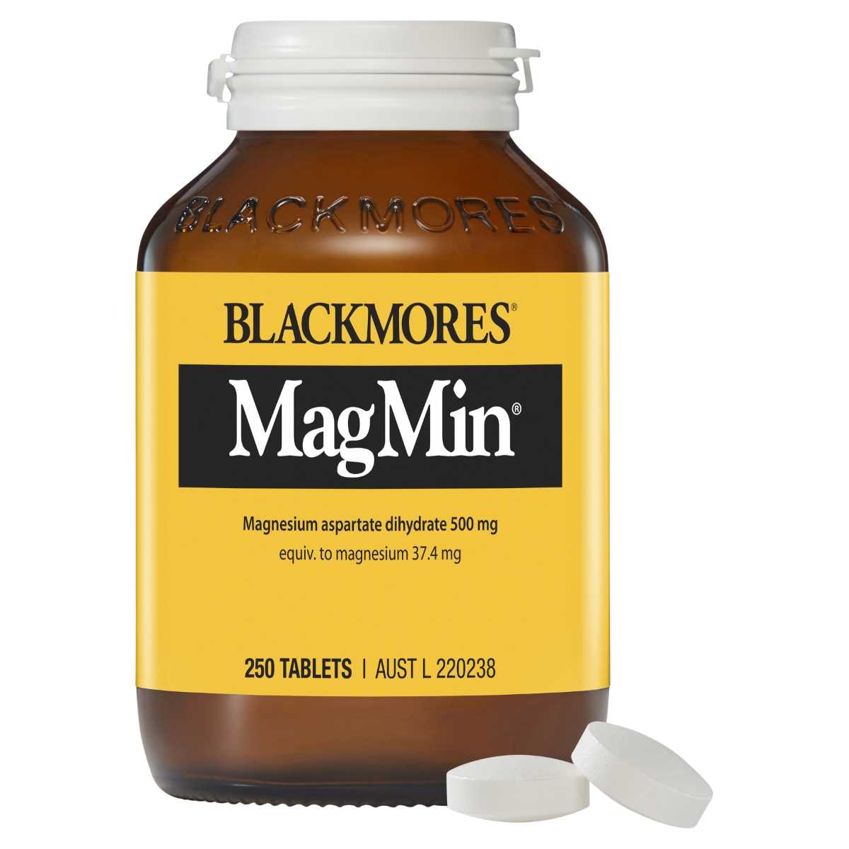 Blackmores MagMin 500mg 250 Tablets Australia