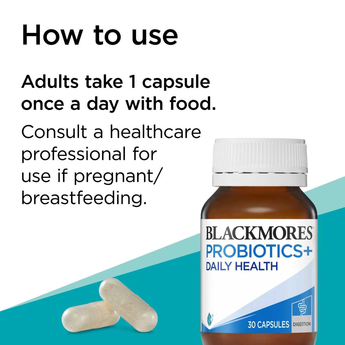 Blackmores Probiotics + Daily Health 30 Capsules