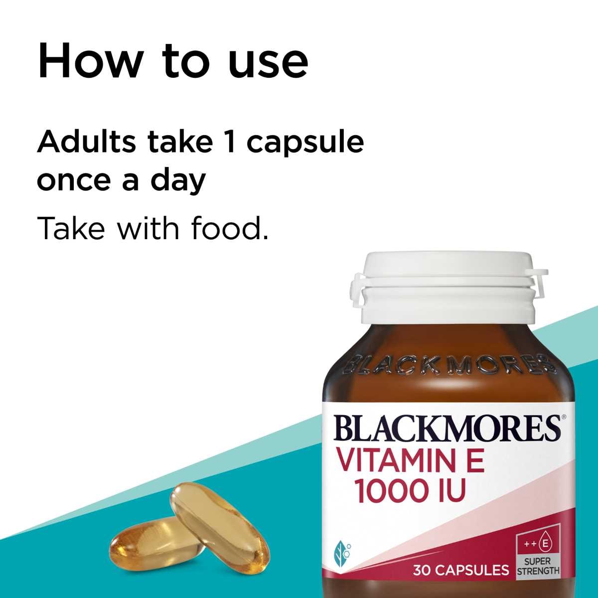 Blackmores Vitamin E 1000IU 30 Capsules