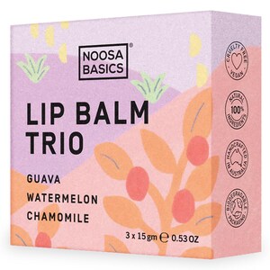 Noosa Basics Lip Balm Trio Guava Watermelon & Chamomile
