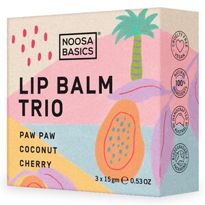 Noosa Basics Lip Balm Trio Paw Paw Coconut & Cherry