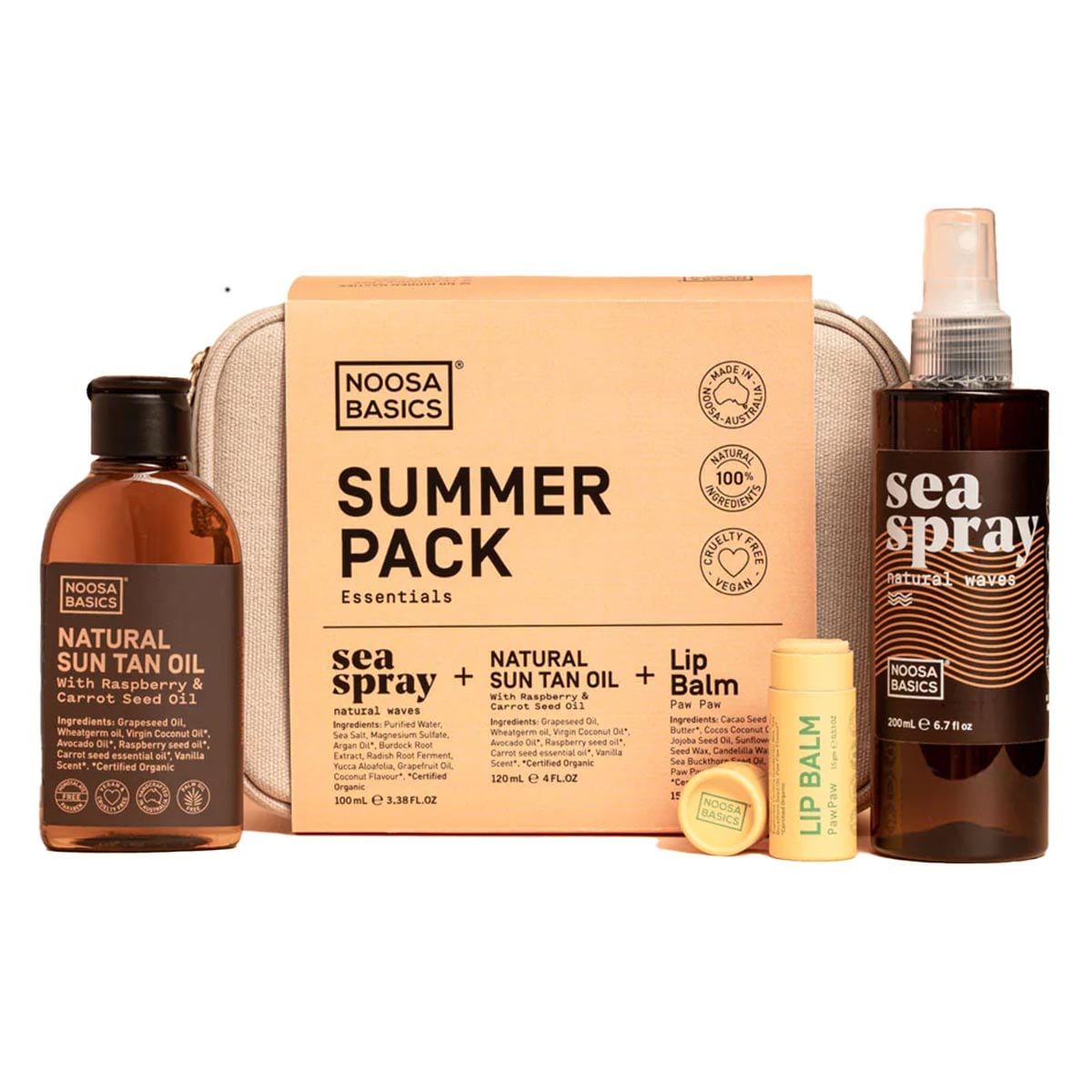 Noosa Basics Summer Pack Essentials