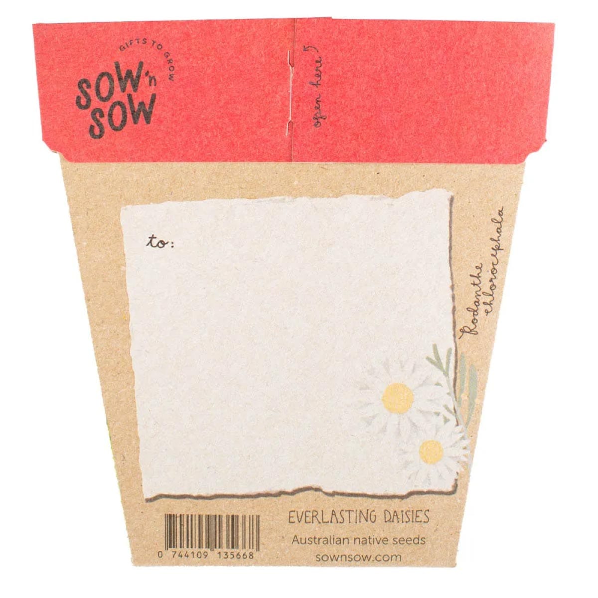 Sow 'n Sow Gift Of Seeds Christmas Greetings