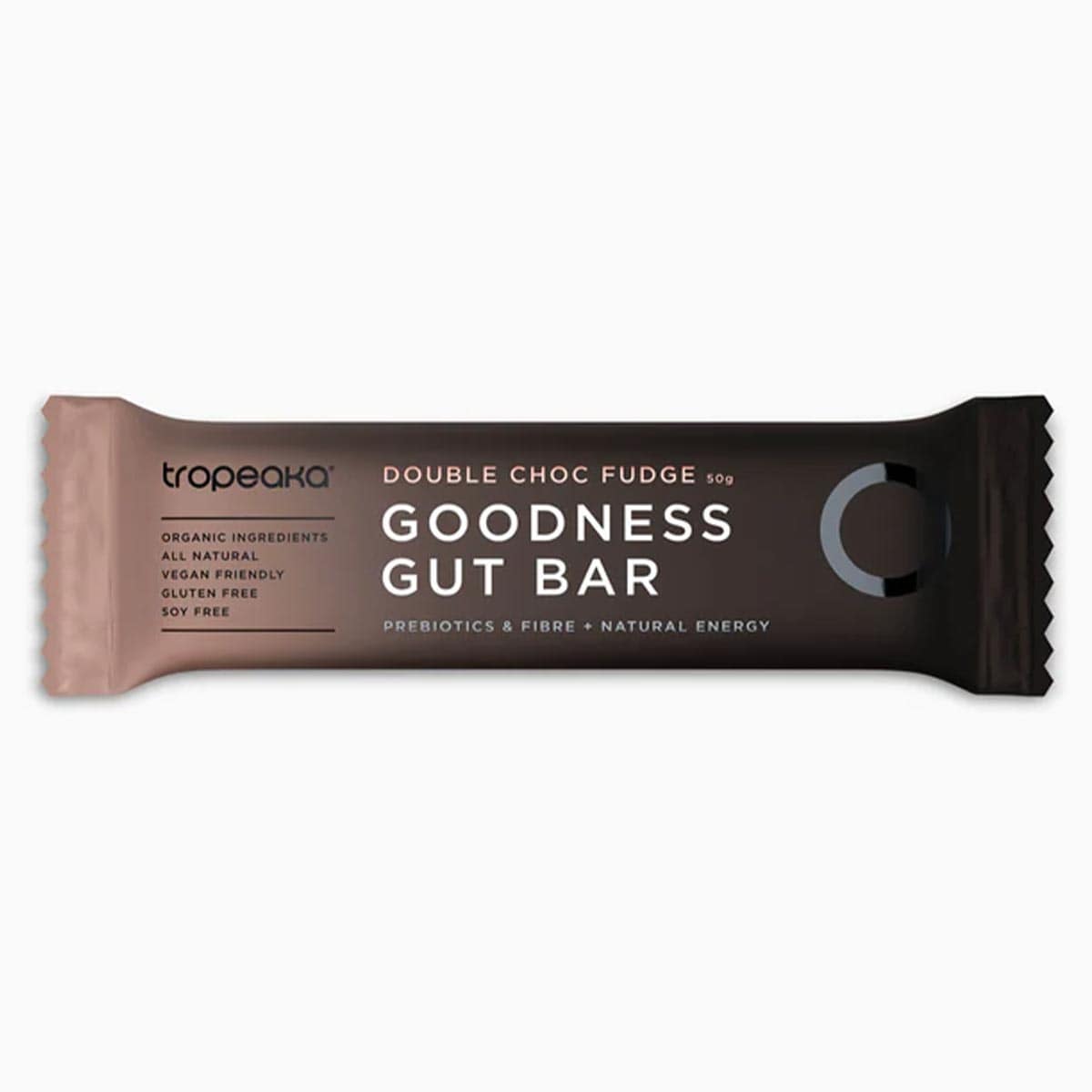 Tropeaka Goodness Gut Bar Double Choc Fudge 50g