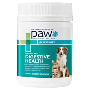 Blackmores PAW Digesticare Probiotic Powder for Dogs and Cats 150g