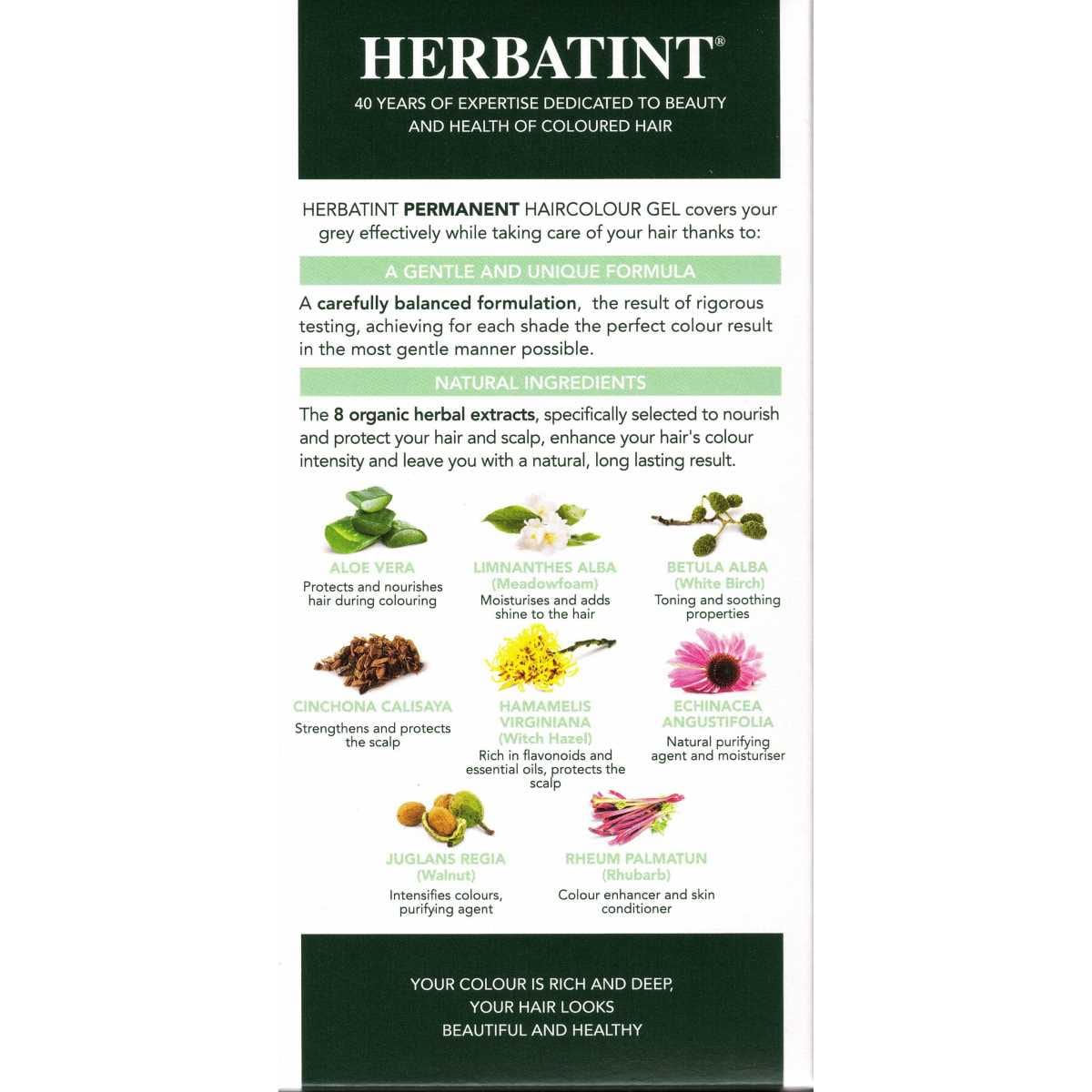 Herbatint Permanent Hair Colour Gel 2N Brown 150ml