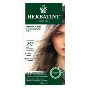 Herbatint Permanent Hair Colour Gel 7C Ash Blonde 150ml