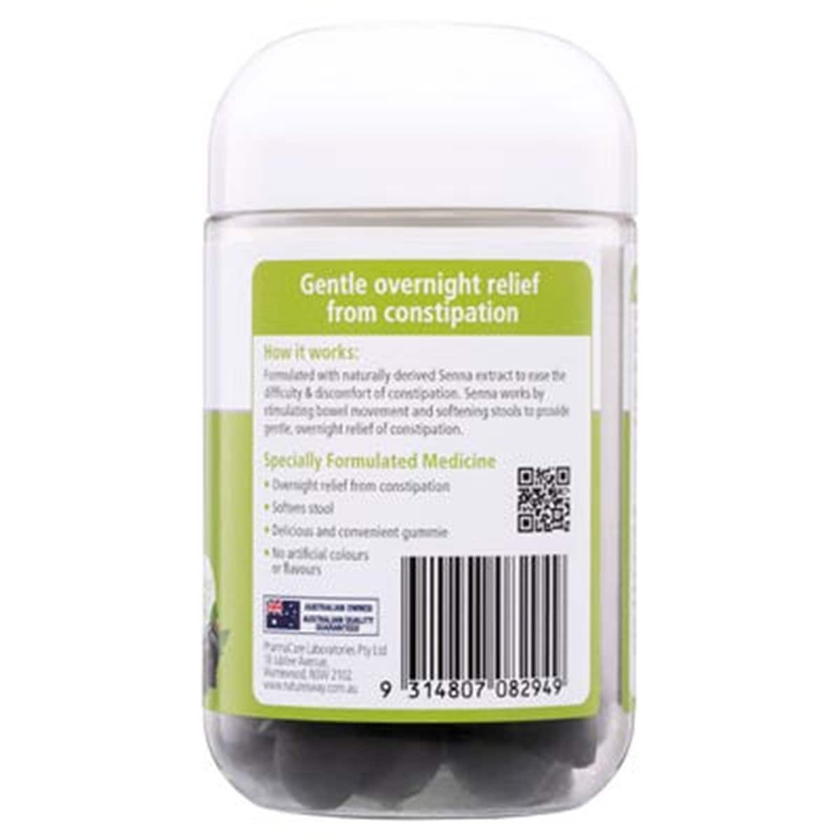 Natures Way Medicinal Vita Gummies Laxative 30 Pack