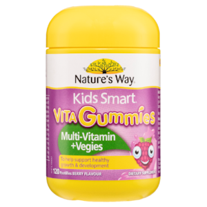 Natures Way Kids Smart Vita Gummies Multivitamin + Vegies 120 Pack