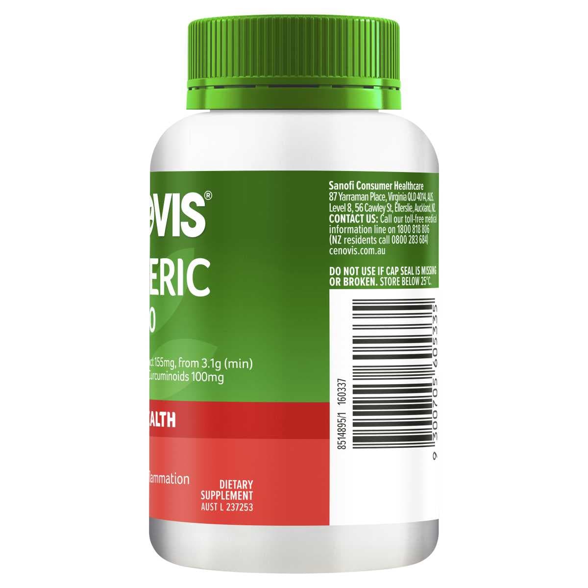 Cenovis Turmeric 3100mg 80 Capsules