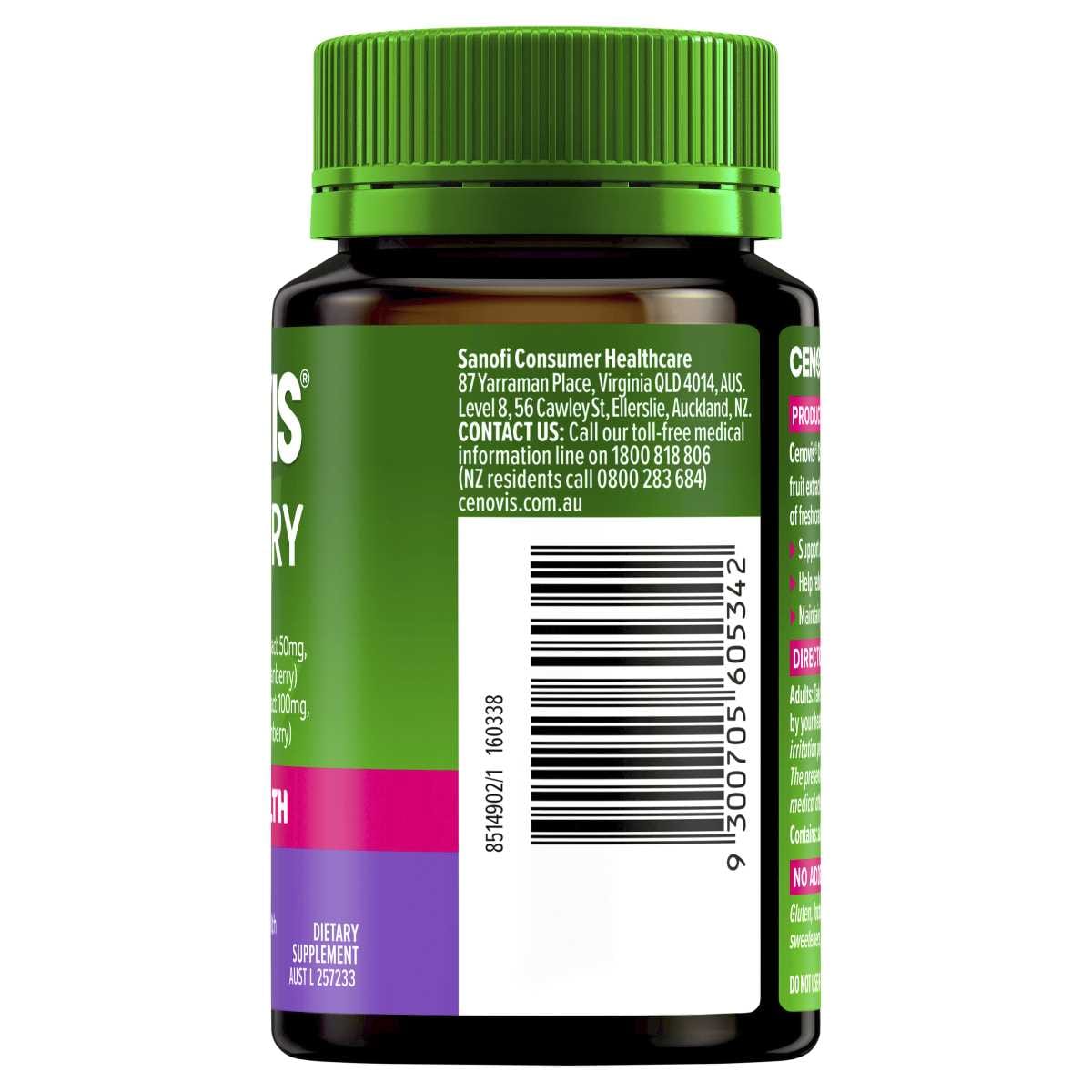 Cenovis Cranberry 30000mg 30 Capsules