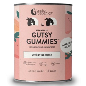 Nutra Organics Gutsy Gummies Strawberry 150g