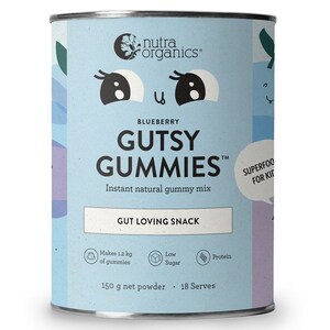 Nutra Organics Gutsy Gummies Blueberry 150g