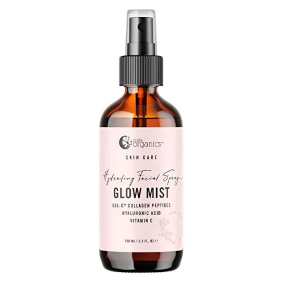 Nutra Organics Skin Care Hydrating Facial Spray Glow Mist 100ml