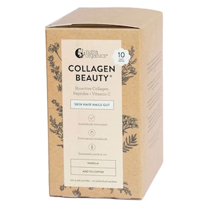 Nutra Organics Collagen Beauty Vanilla 10 x 12g
