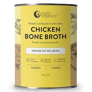 Nutra Organics Chicken Bone Broth Powder Turmeric 125g