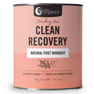 Nutra Organics Clean Recovery Strawberry Lime 250g