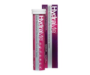 Hydralyte Effervescent Electrolyte Tablets Apple Blackcurrant 20 Pack