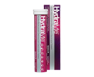 Hydralyte Effervescent Electrolyte Tablets Apple Blackcurrant 20 Pack
