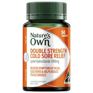 Nature's Own Double Strength Cold Sore 50 Tablets
