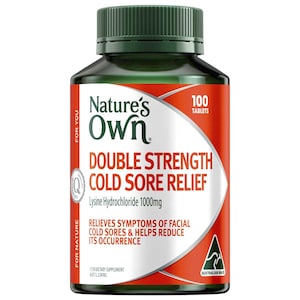 Natures Own Double Strength Cold Sore 100 Tablets