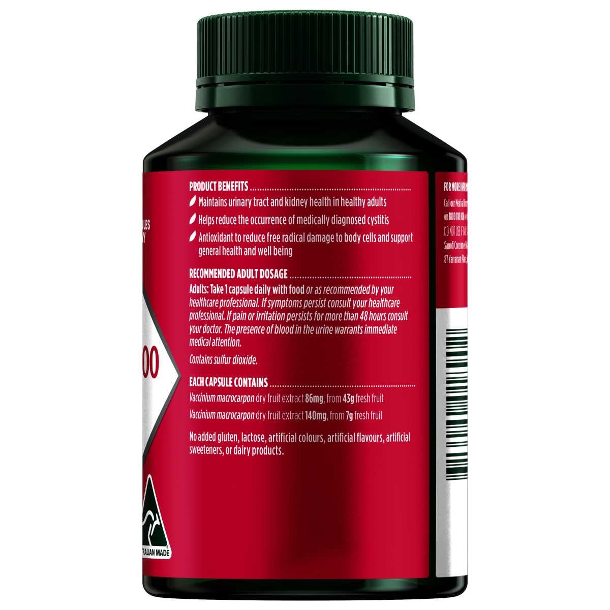 Natures Own High Strength Cranberry 50000 90 Capsules