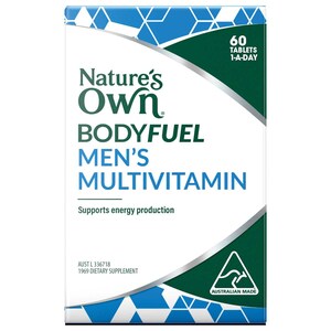 Nature's Own Bodyfuel Mens Multivitamin 60 Tablets