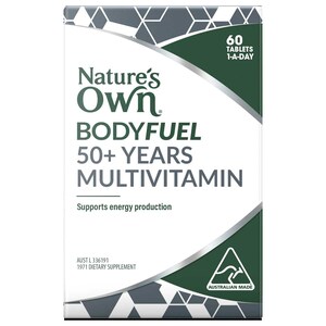 Nature's Own Bodyfuel 50+ Years Multivitamin 60 Tablets