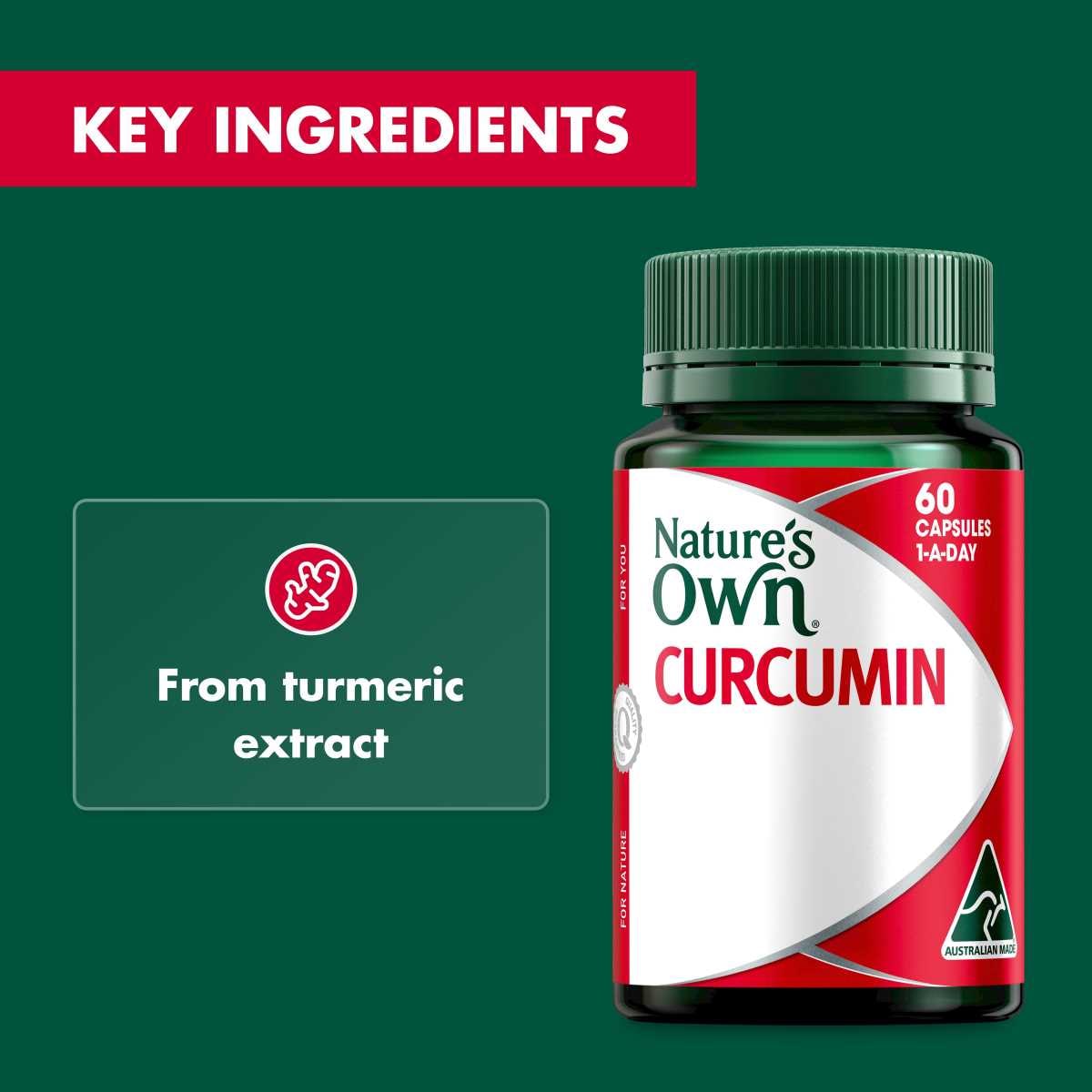 Nature's Own Curcumin 60 Capsules